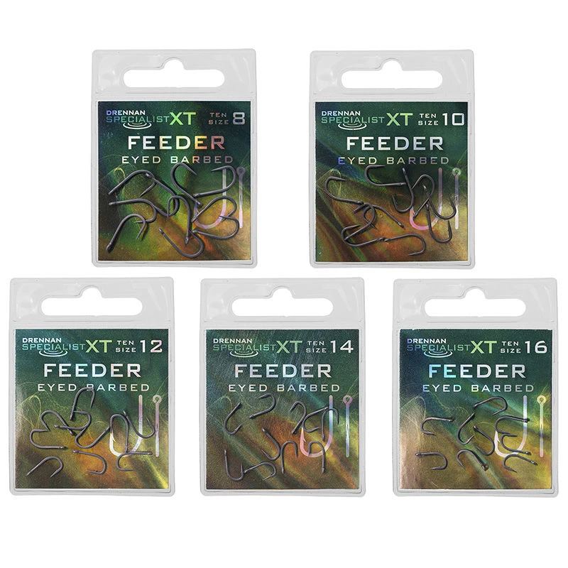 Drennan Specialist XT Feeder Barbed Eyed Hooks